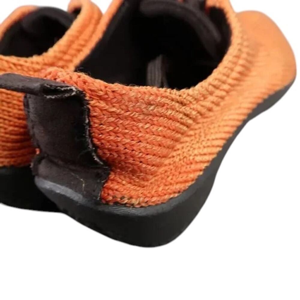 Arcopedico Shoes Womens 38 Casual Oxford Sneakers Knit Comfort Fashion Orange - Picture 12 of 16